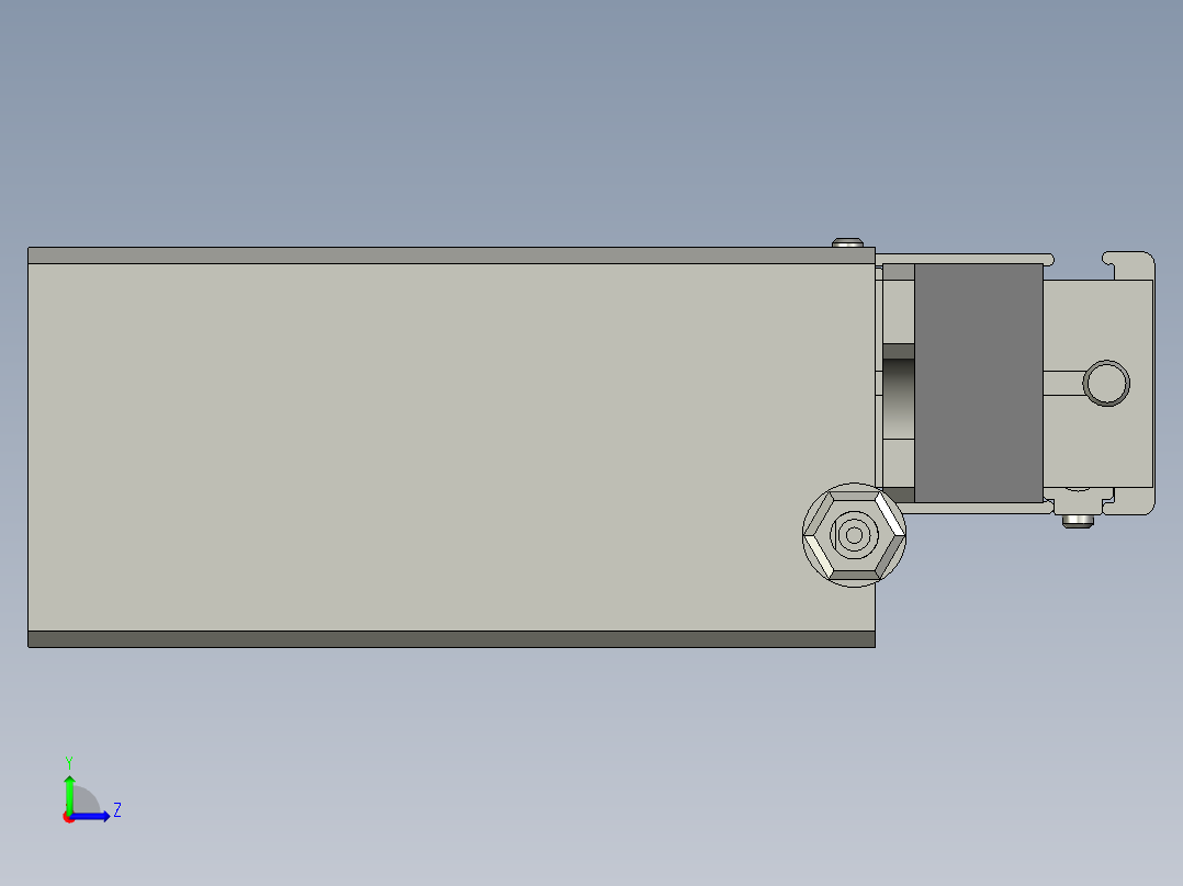CXDQ02-04-01-00皮圈错位组件左视图