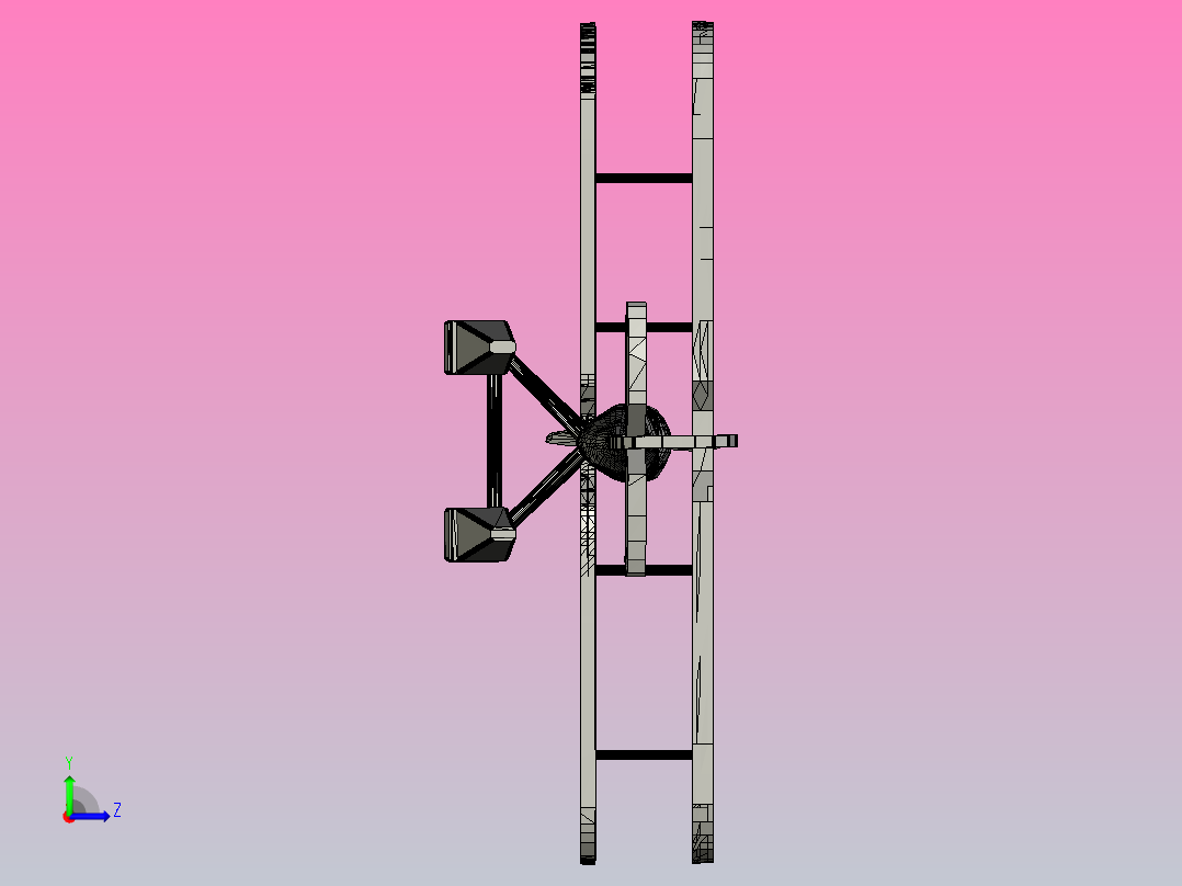 水上飞机左视图