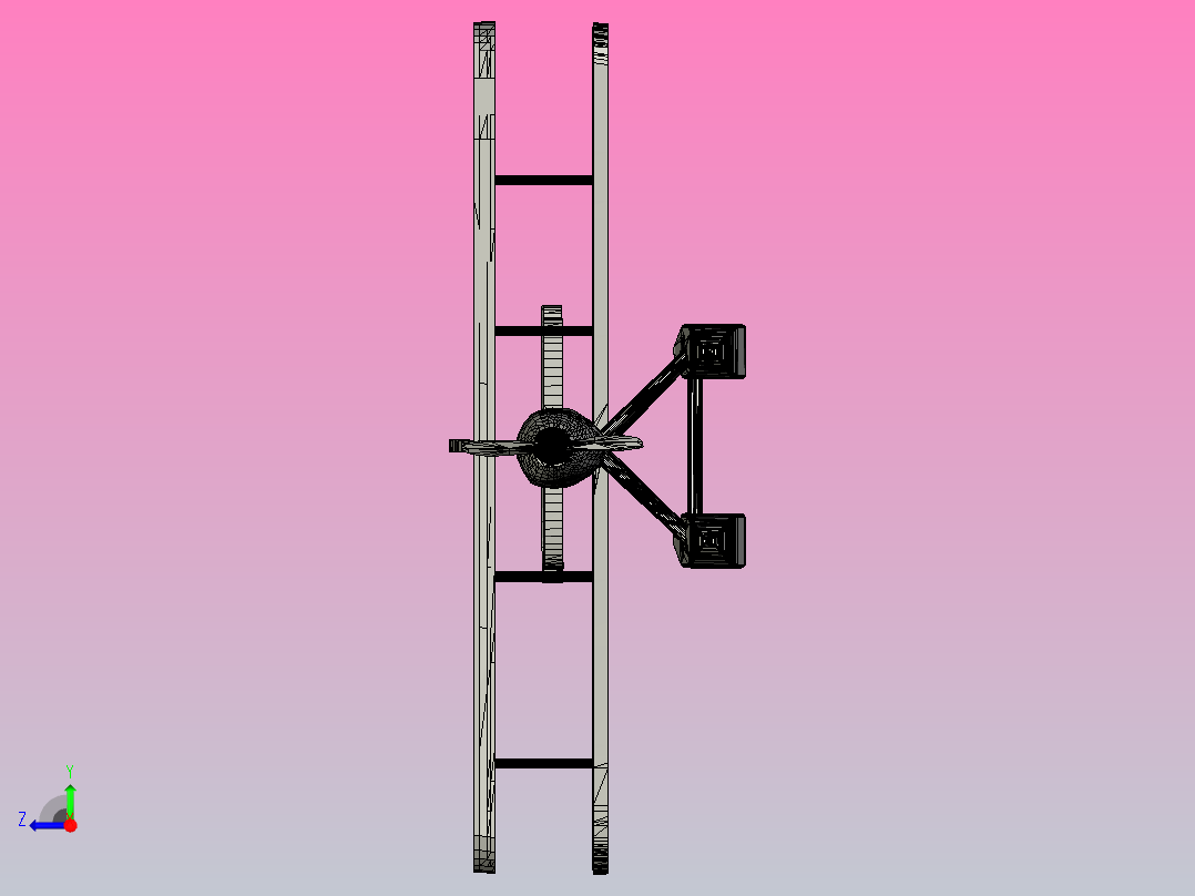 水上飞机右视图