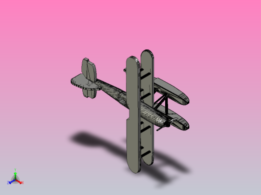 水上飞机正等轴测缩略图