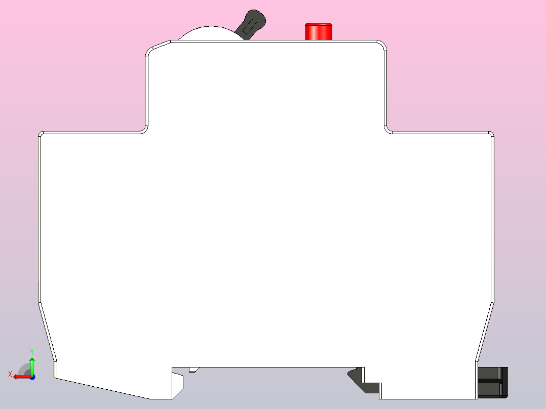 四极开关BV-D_4P三菱电机后视图