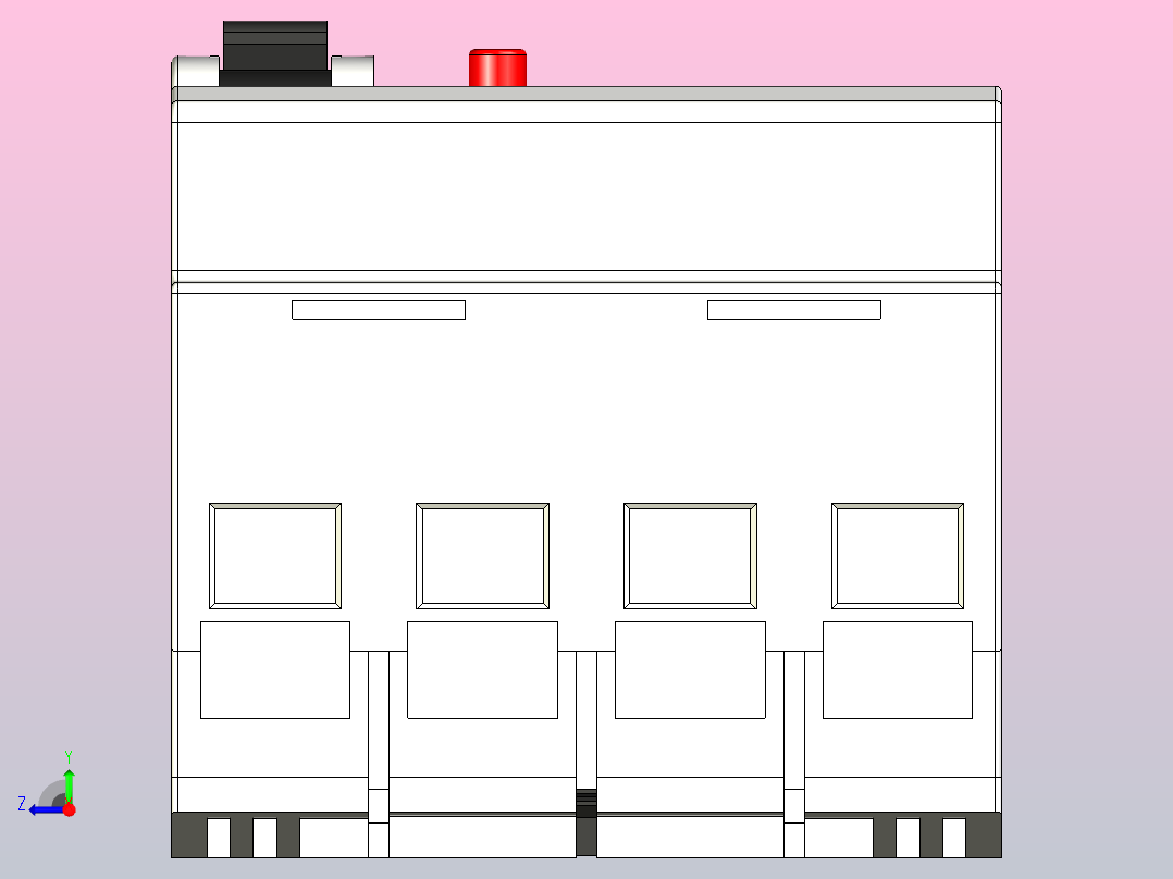 四极开关BV-D_4P三菱电机右视图