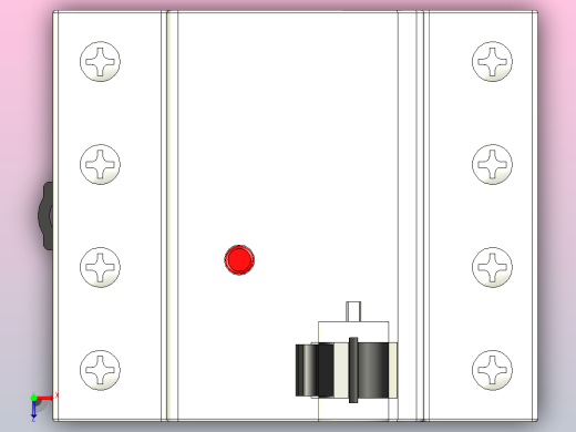 四极开关BV-D_4P三菱电机俯视缩略图