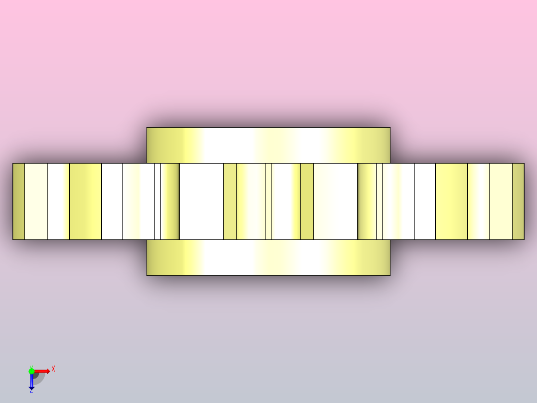JS 882-12T-R30-C1机加工主动轮俯视图