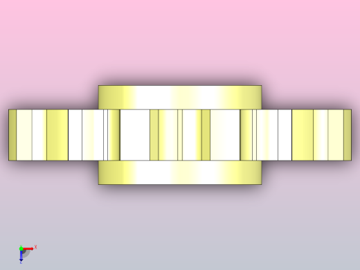 JS 882-12T-R30-C1机加工主动轮俯视缩略图