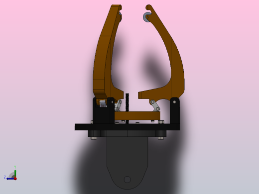 三指机械夹爪右视缩略图