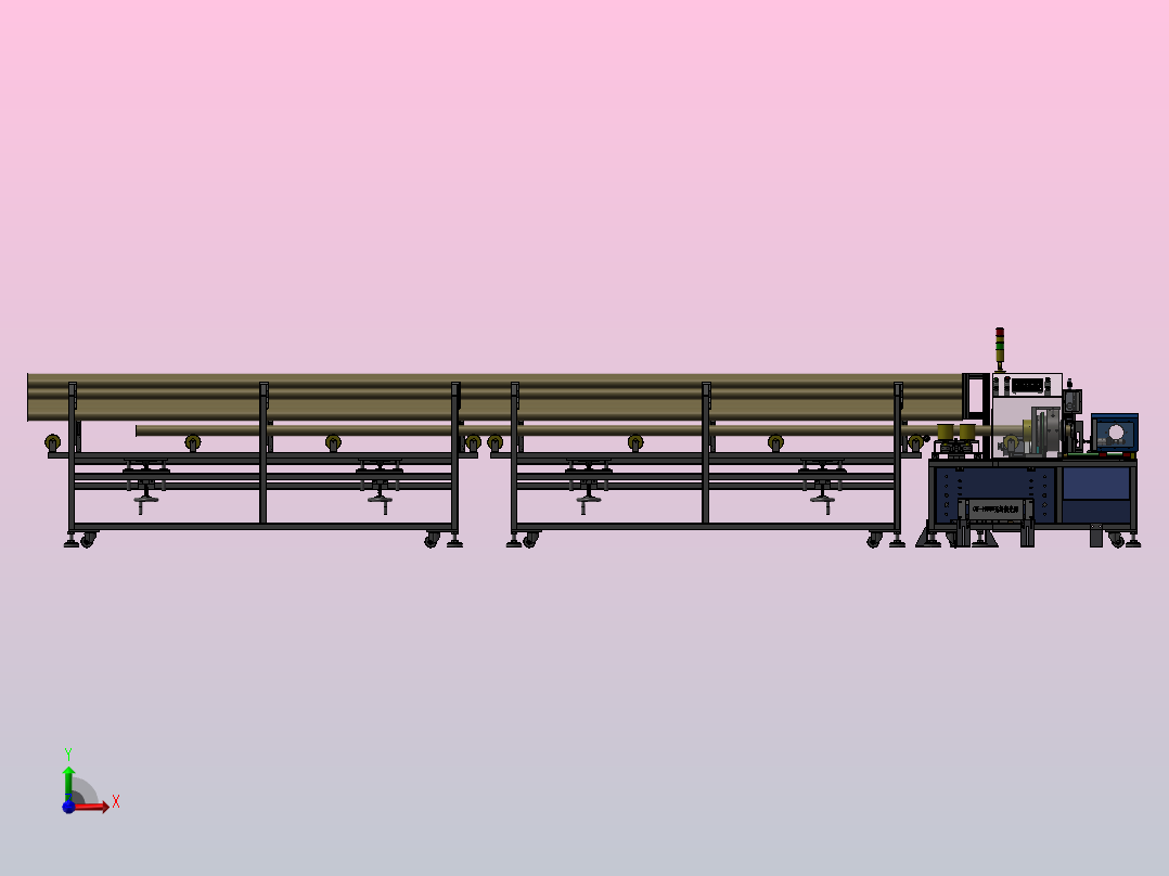 A6 激光切管机切割机前视图