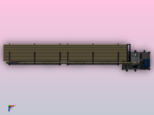 A6 激光切管机切割机俯视缩略图