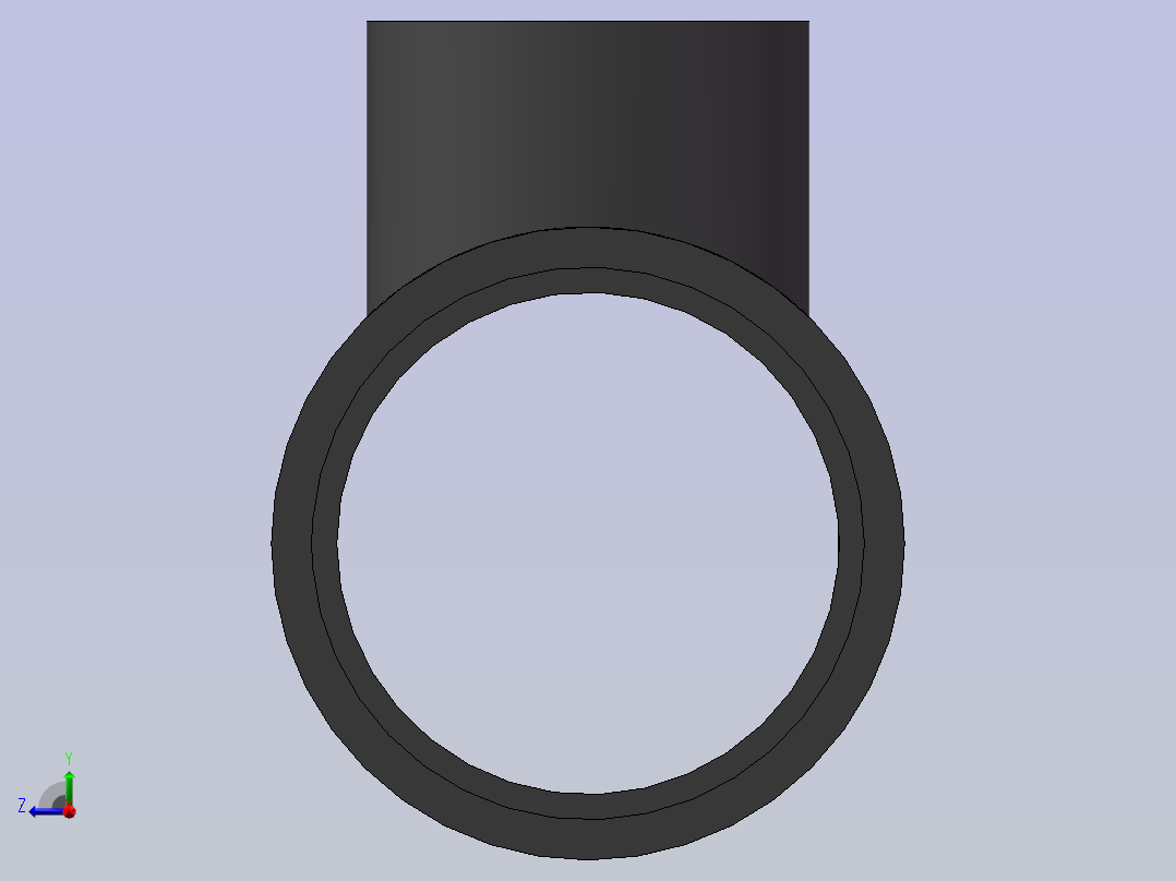 UPVC_RTEE_DN100_50右视图