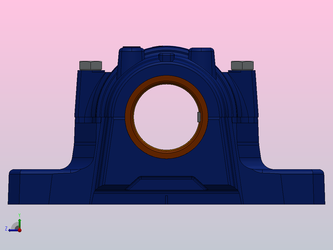 SKF_SNL 511-609 + 1211轴承座右视图