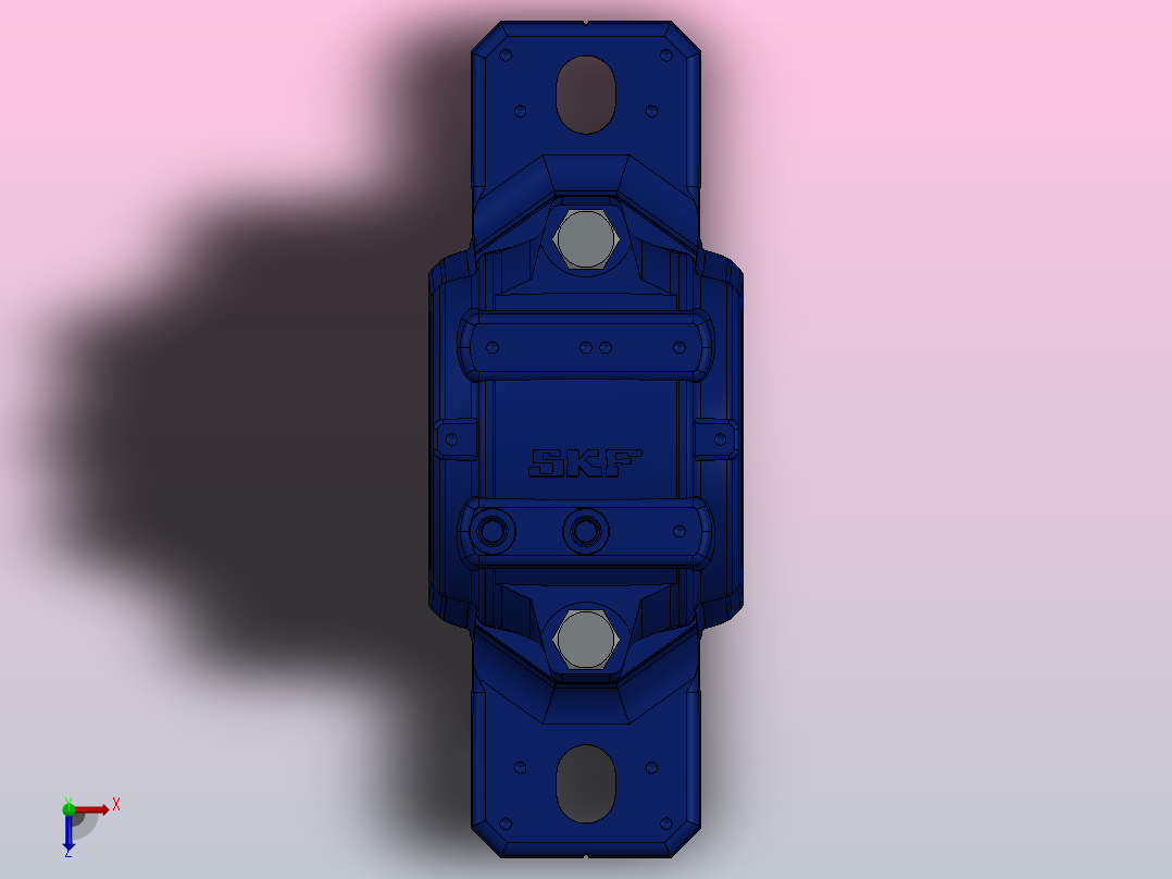 SKF_SNL 511-609 + 1211轴承座俯视图