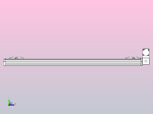 皮带直线轴双滑块型TPA-GCBS-80-P60-L450-RU-M20-N3左视缩略图