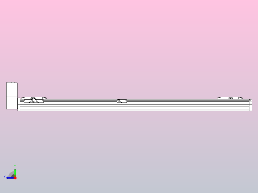 皮带直线轴双滑块型TPA-GCBS-80-P60-L450-RU-M20-N3右视缩略图