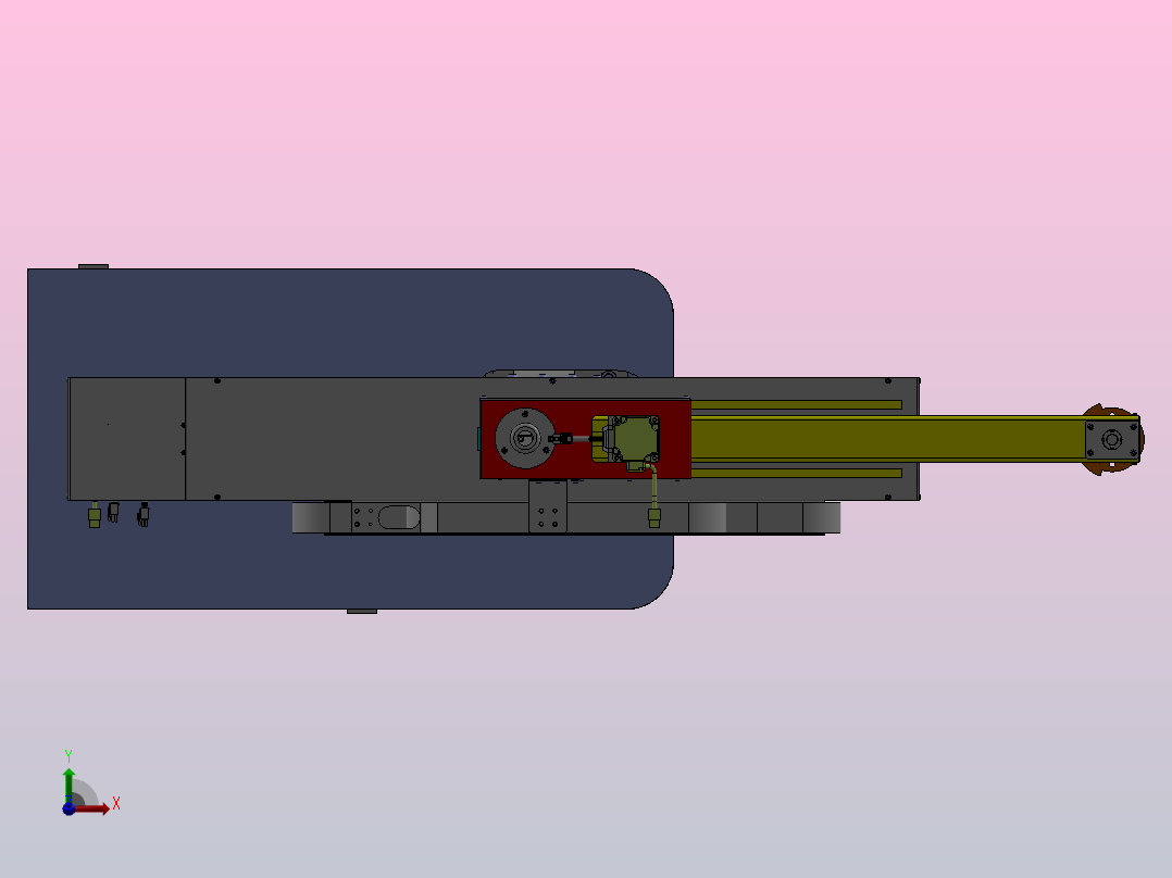 上料机械手前视图