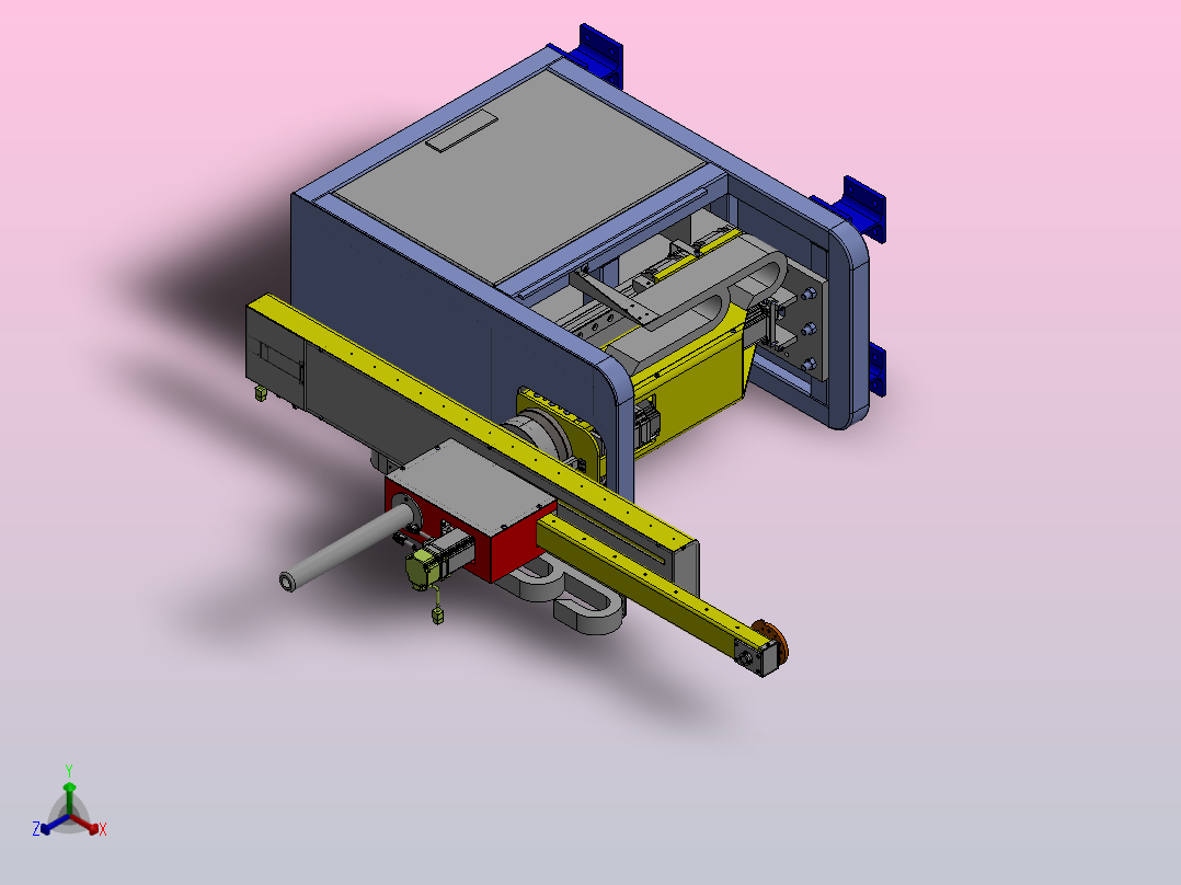 上料机械手正等轴测图