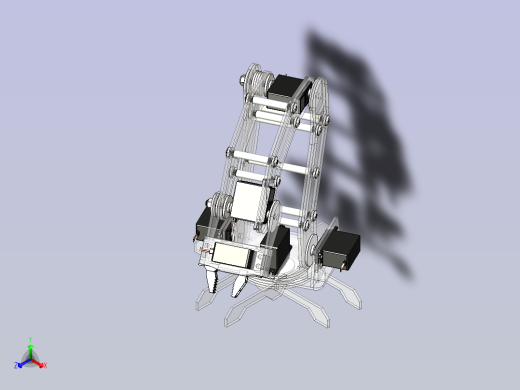 机器人手臂3D模型