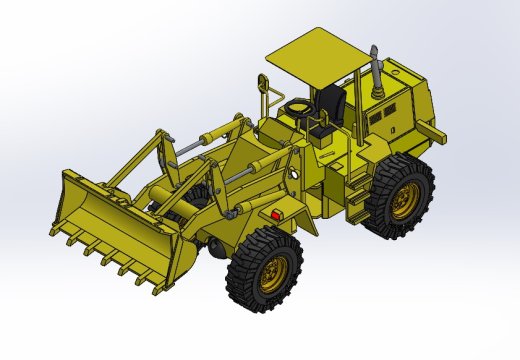 轮式装载机设计solidworks cad Model 13缩略图