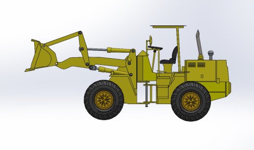 轮式装载机设计solidworks cad Model 13缩略图