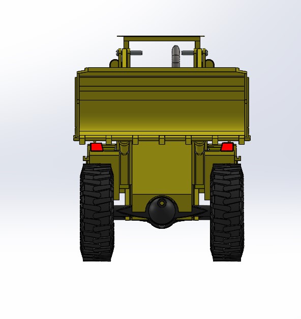 轮式装载机设计solidworks cad Model 13