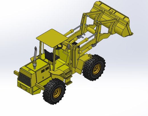 轮式装载机设计solidworks cad Model 13缩略图