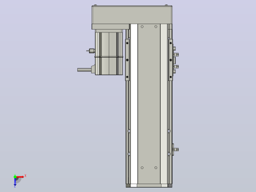 SYS12-BL-150-200W滚珠花健、支撑座、滚珠丝杠、交叉导轨、直线模组.STEP俯视缩略图