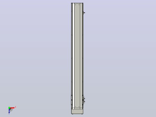 SYS12-700-BM-200W滚珠花健、支撑座、滚珠丝杠、交叉导轨、直线模组.STEP俯视缩略图