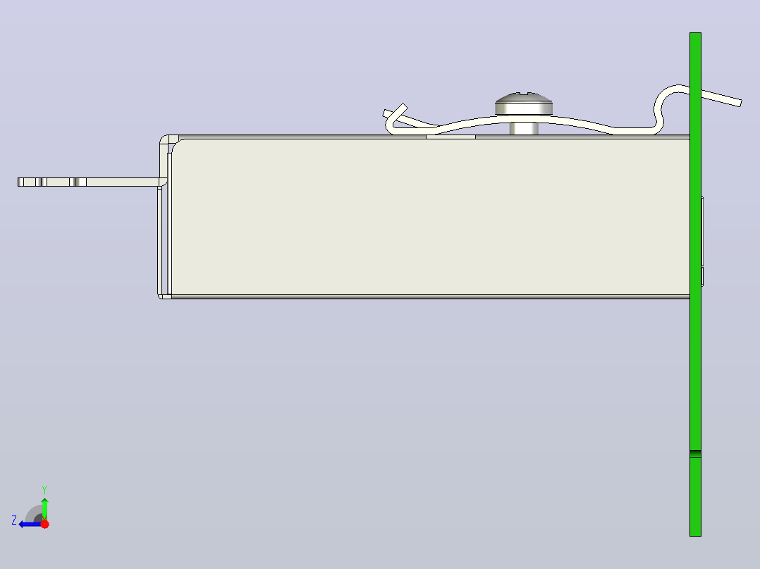RJ-45 6类端口接线板右视图