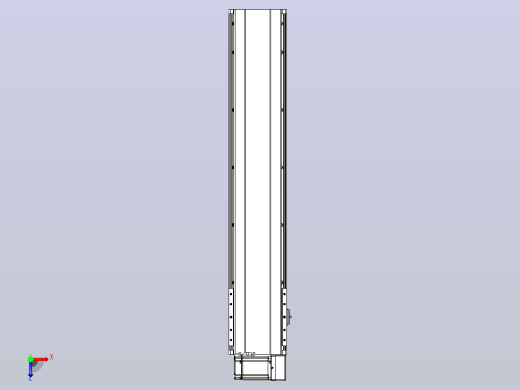 皮带直线轴半封闭可选导轨TPA-HNB-202D-140-L850-RU-C-P75-N3俯视缩略图