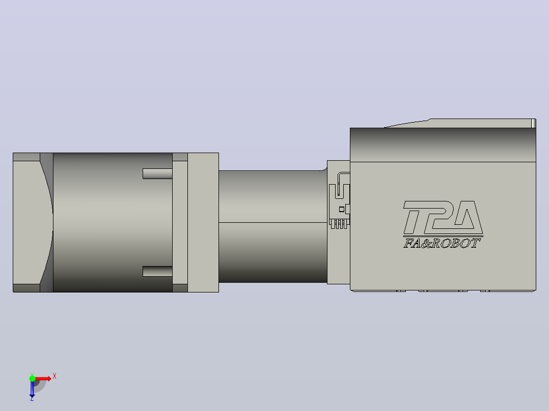 带式直线轴半闭式TPA-ONB-120F-90-L1450-DR-J90-N3俯视图