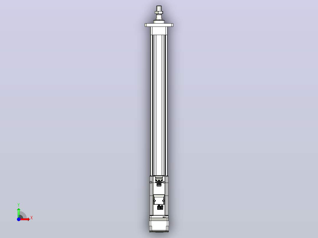 轻载电动缸TPA-ESR40-1210C-L450-MR-FA-W-P40-C3前视图