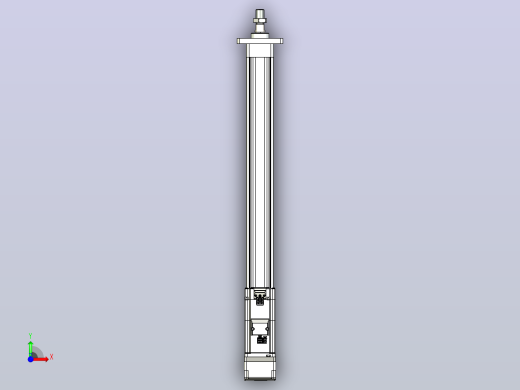 轻载电动缸TPA-ESR40-1210C-L450-MR-FA-W-P40-C3前视缩略图
