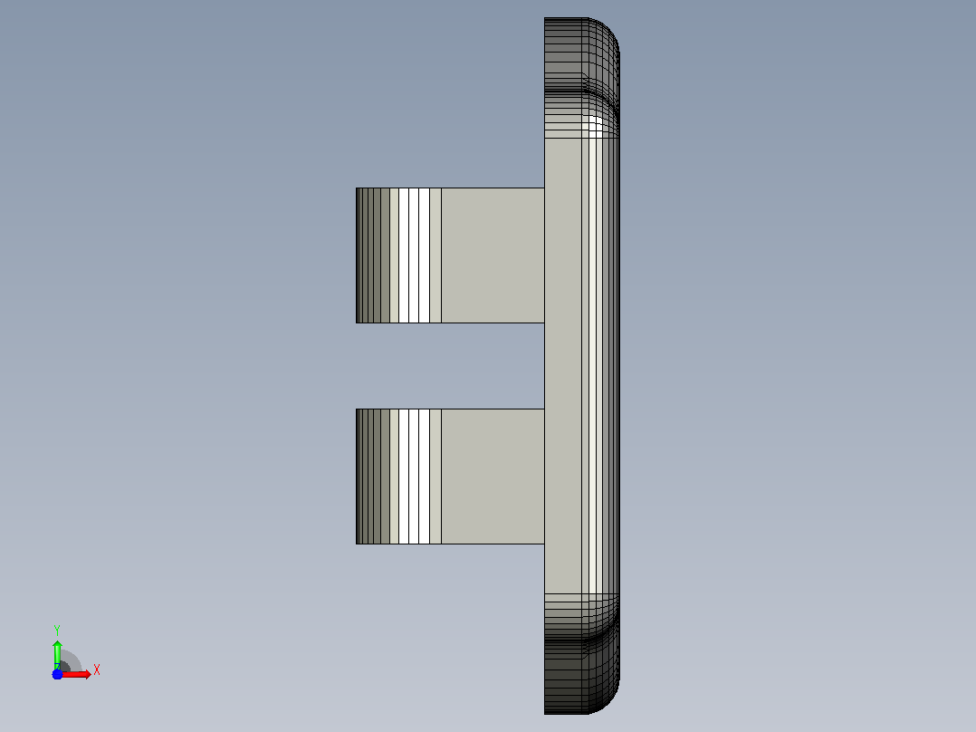 DIY 3D 打印模拟赛车手刹前视图
