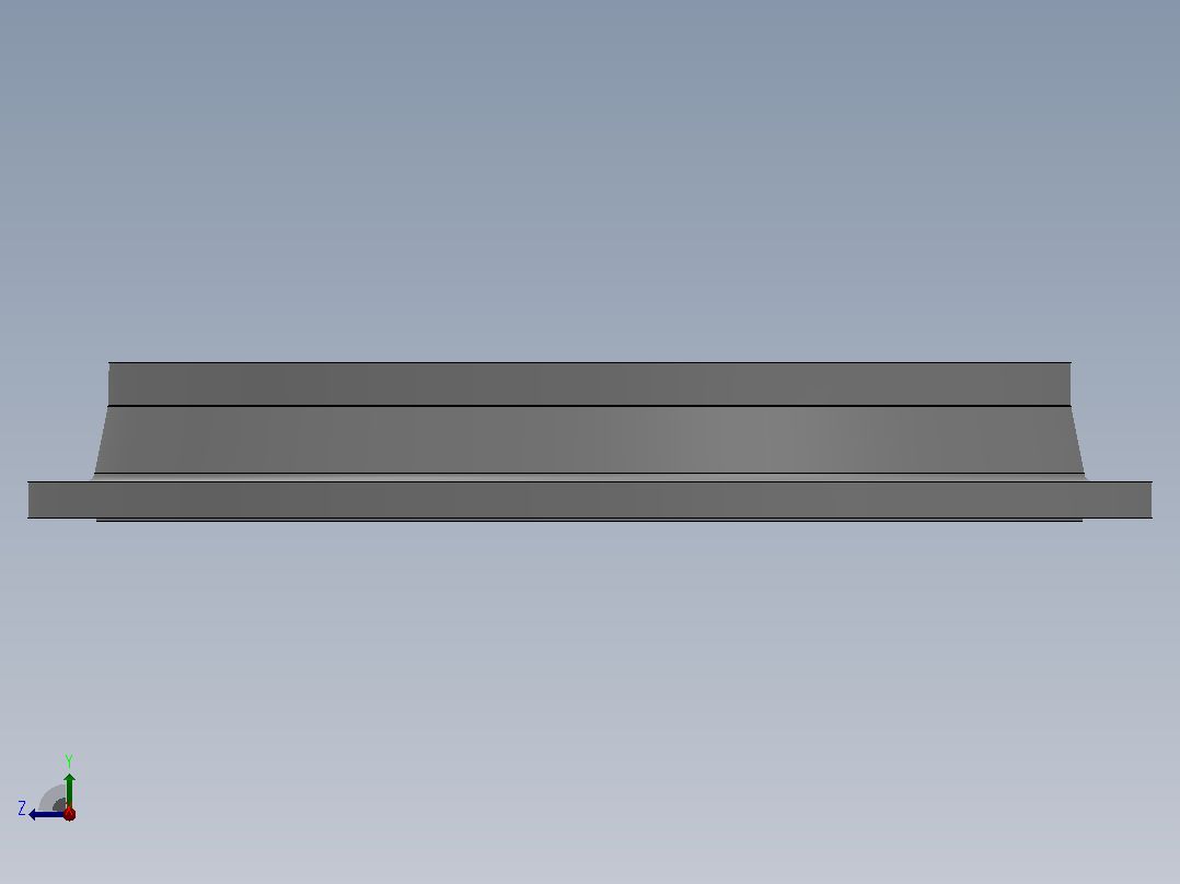 凸面整体钢制管法兰_法兰 DN1600-PN16 M 2右视图