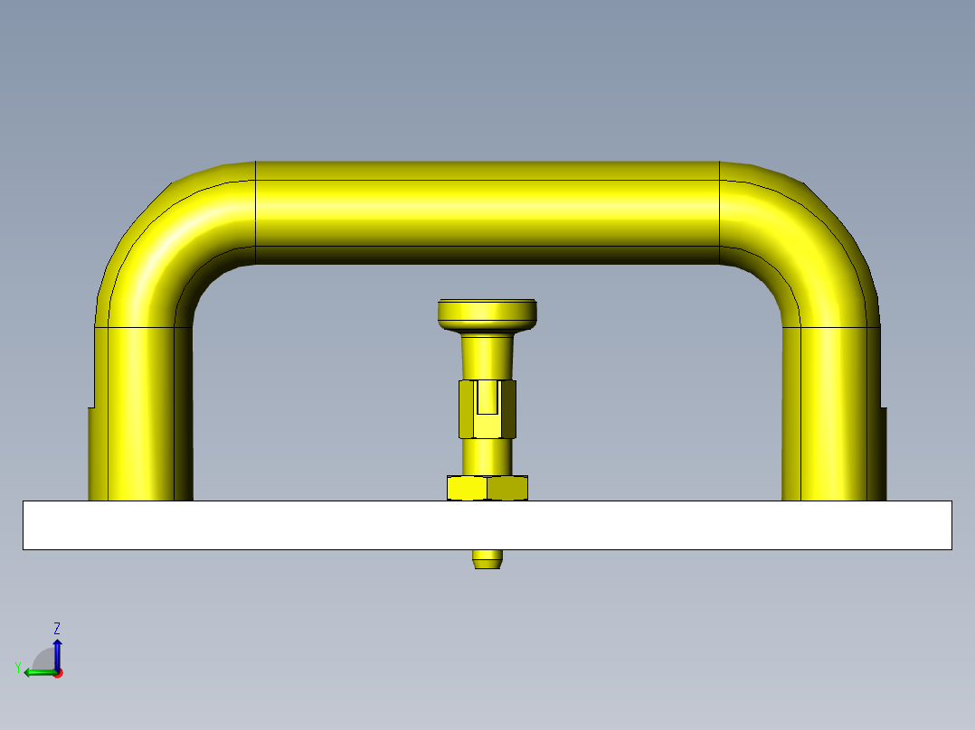 多用插入衬套插入辅助夹具左视图