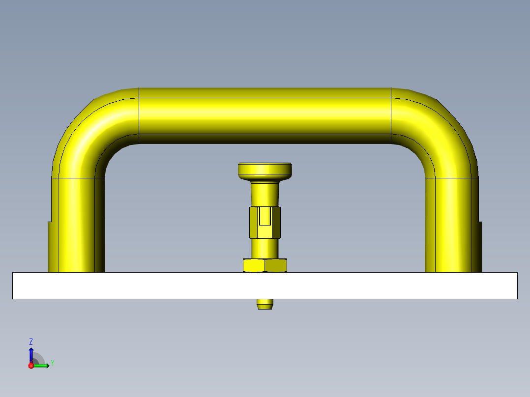 多用插入衬套插入辅助夹具右视图
