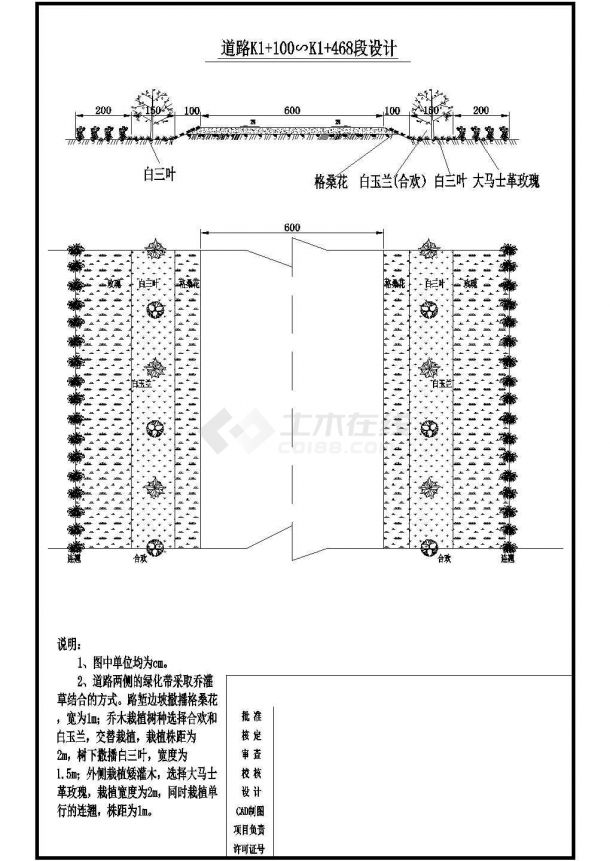 水土保持项目典型单体工程结构布置cad图纸水利设计cad图纸