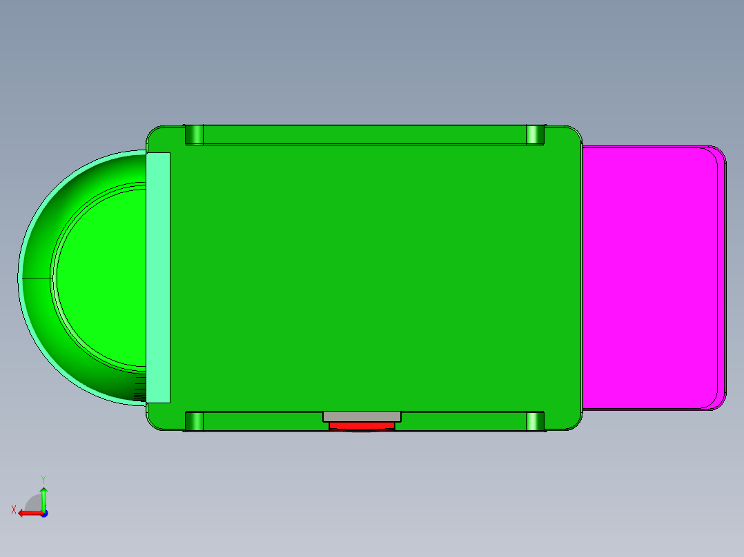 胶囊咖啡机后视图