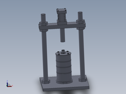三轴仪机械框图