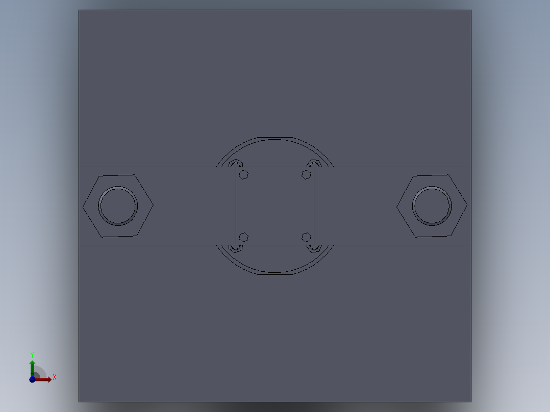 三轴仪机械框图前视图