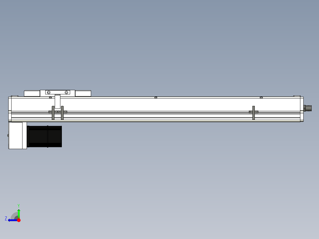 Toyo东佑达直线模组-ECH14-550-BM-200W右视图