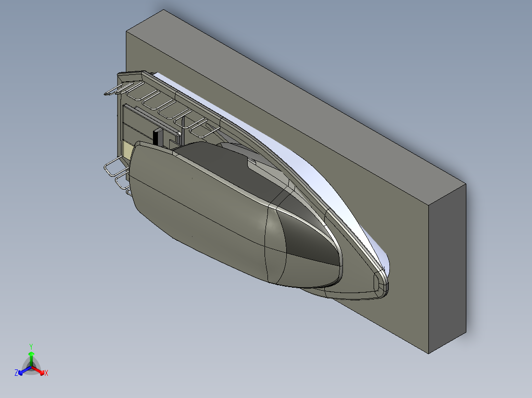 氢推进概念船舶模型3D图纸 STEP格式