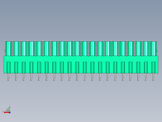 DEGSON 15EDG 系列 3.5mm 插拔式接线端子 FullPack-15EDGB-3.5-20P-14-00AH后视缩略图