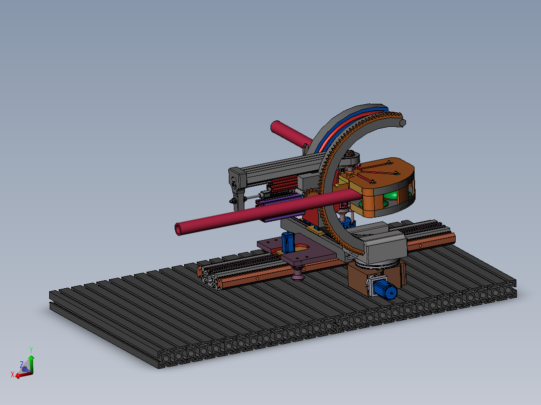 全能自动弯管机