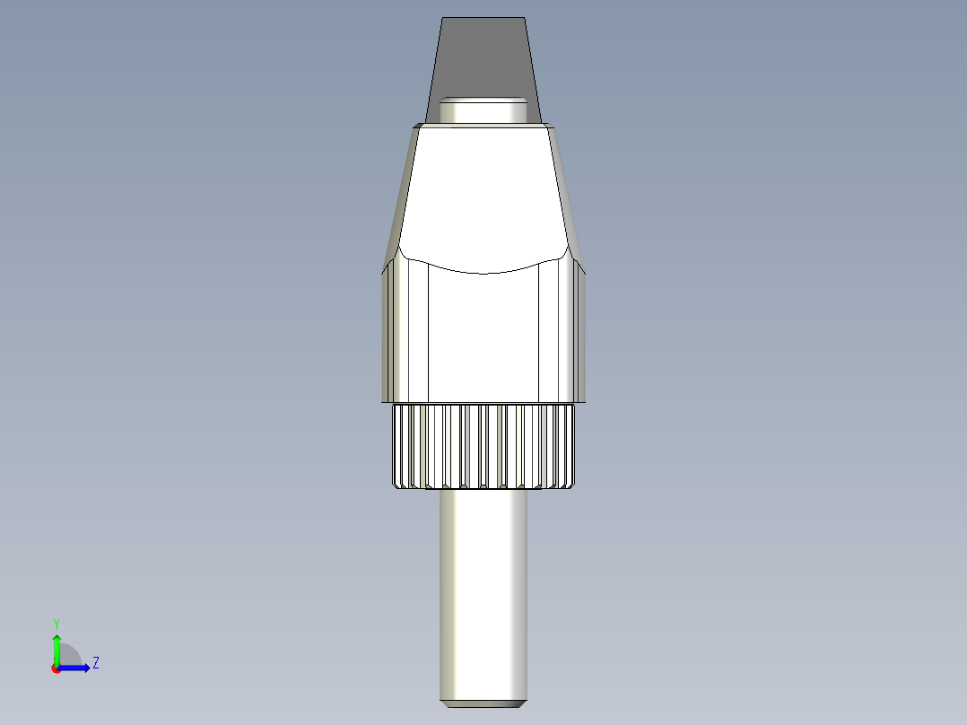 調整式把手(塑膠)MRX.P-3D多系列多零件图纸模型左视图