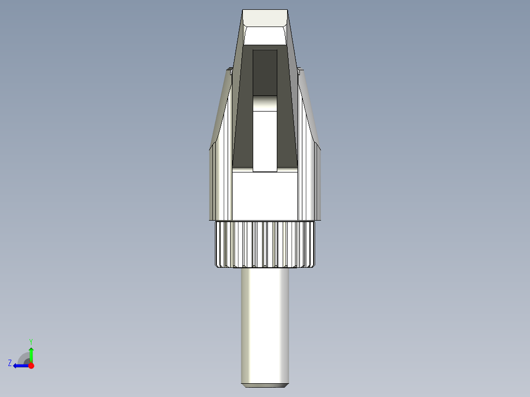 調整式把手(塑膠)MRX.P-3D多系列多零件图纸模型右视图