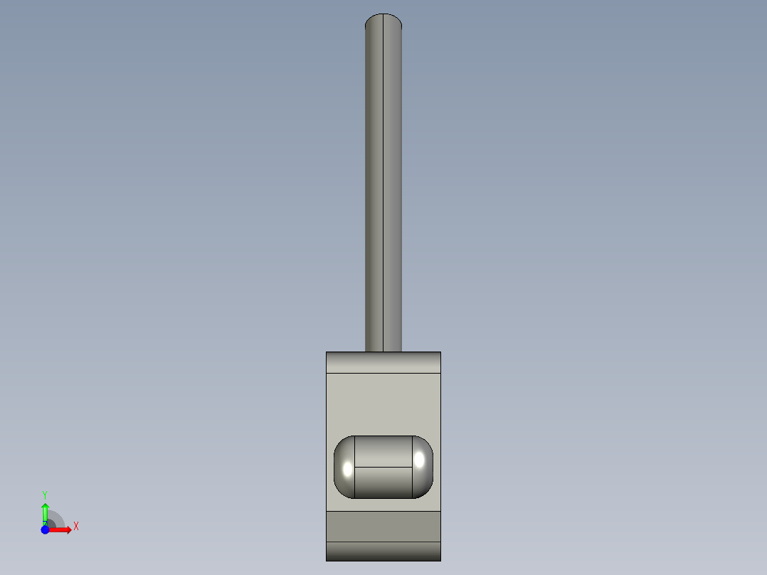 基恩士PZ2-61_kc图纸模型前视图