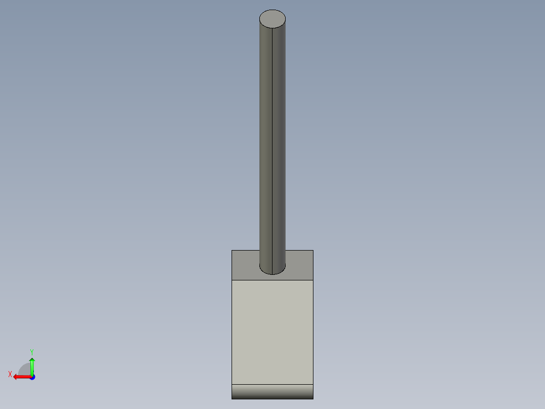 基恩士PZ2-61_kc图纸模型后视图