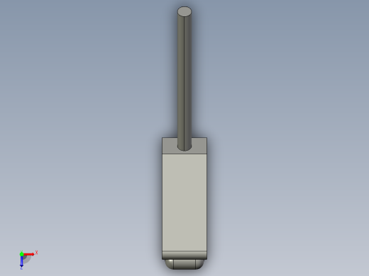 基恩士PZ2-61_kc图纸模型俯视缩略图