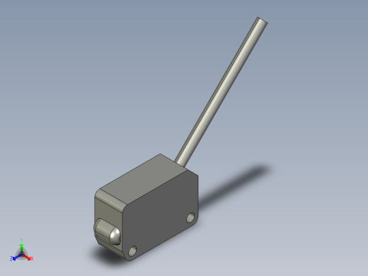 基恩士PZ2-61_kc图纸模型正等轴测缩略图