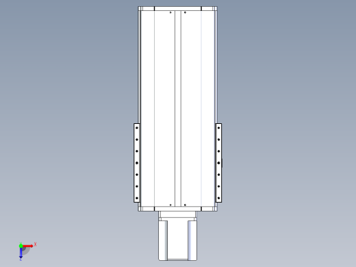 东锦丝杆传动-直线滑台模组DH270-C-L10-S300-BC-T1000W-C3俯视缩略图